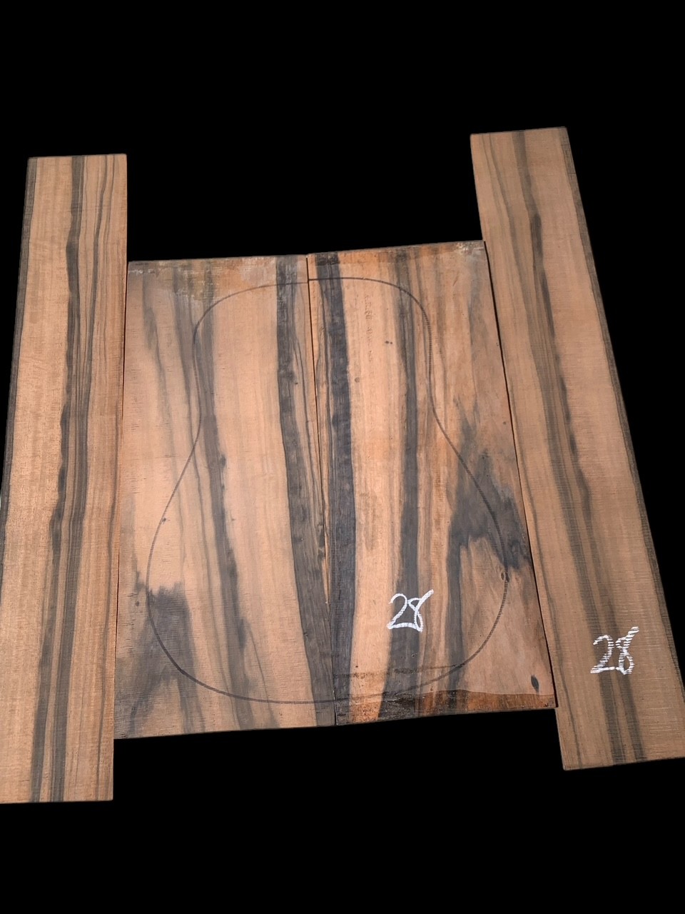 Set Ebony #28 Acoustic