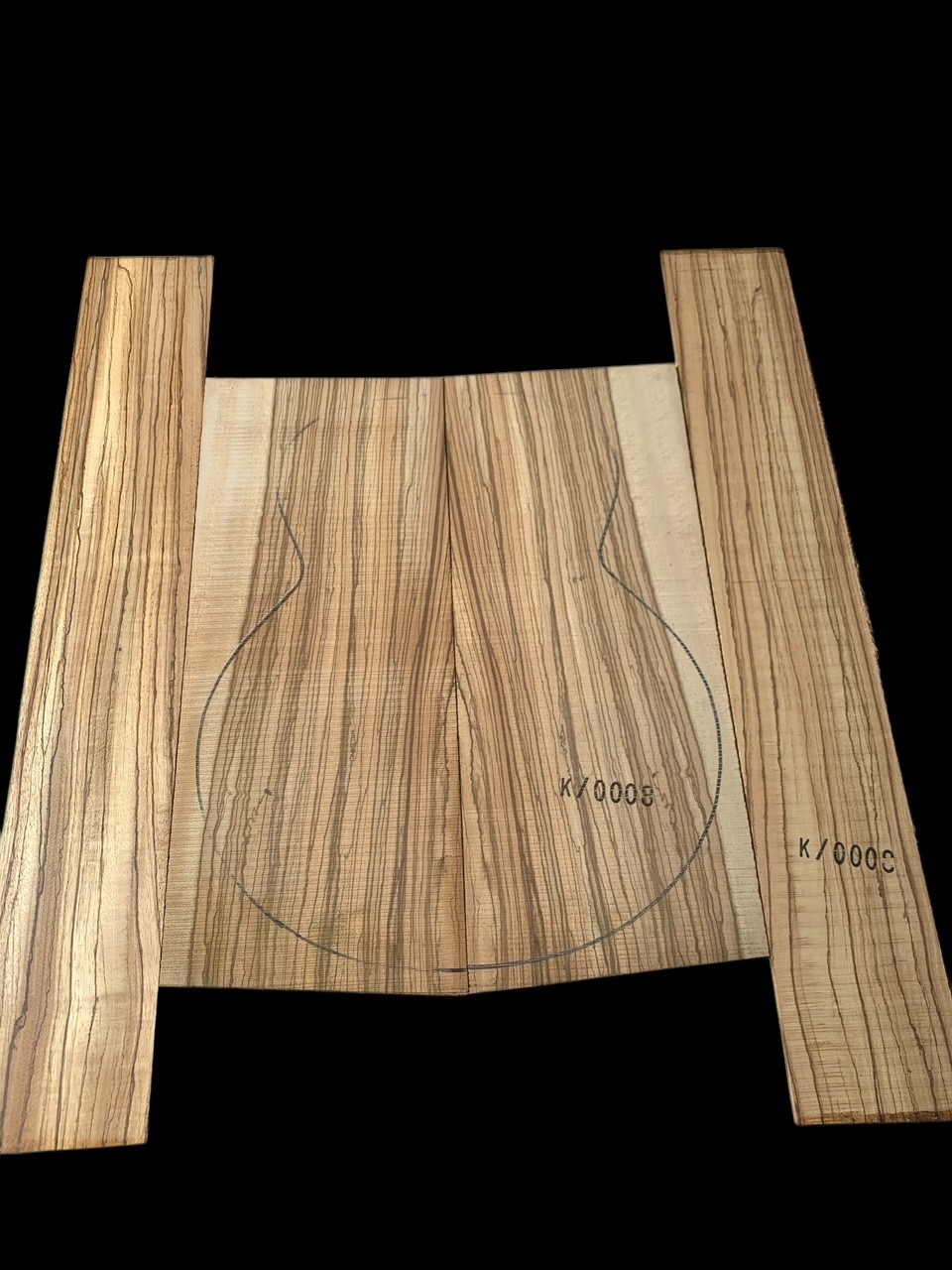 Juego de Zebrano Acústica Z8