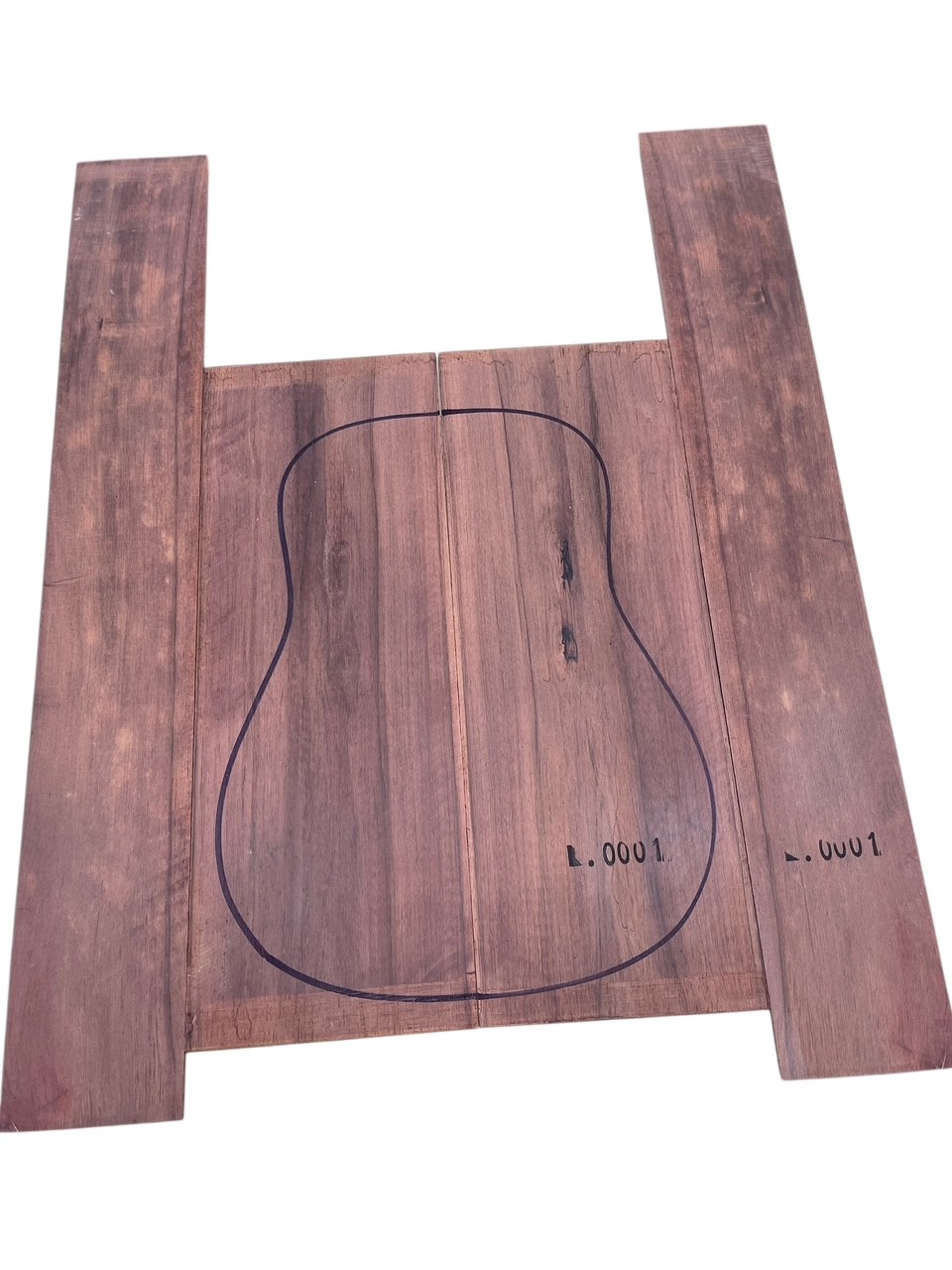 Juego Palosanto Madagascar Guitarra Acústica #1