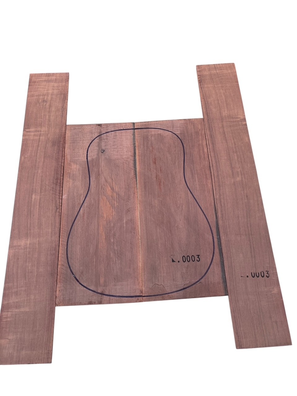 Juego Palosanto Madagascar Guitarra Acústica #3